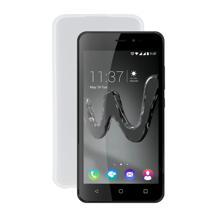 TPU Phone Case For Wiko Freddy(Transparent White)