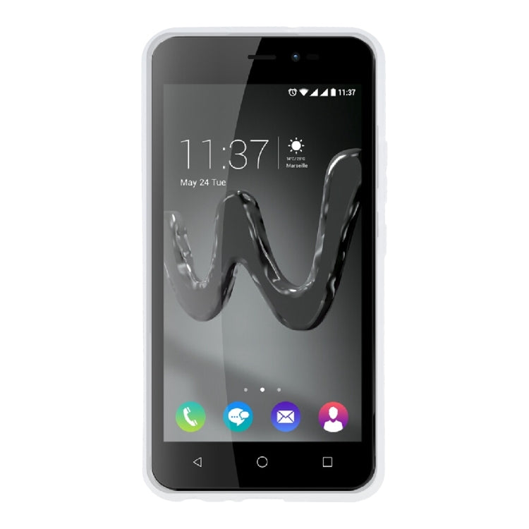 TPU Phone Case For Wiko Freddy(Transparent White)