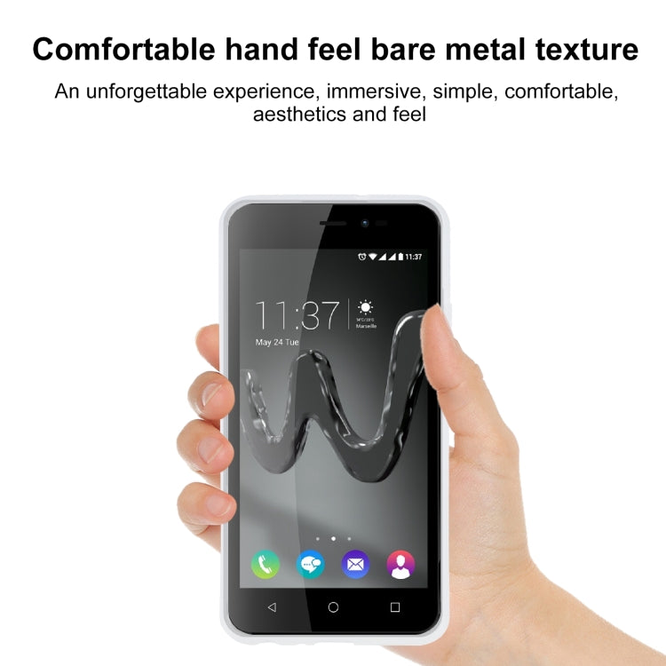 TPU Phone Case For Wiko Freddy(Transparent White)