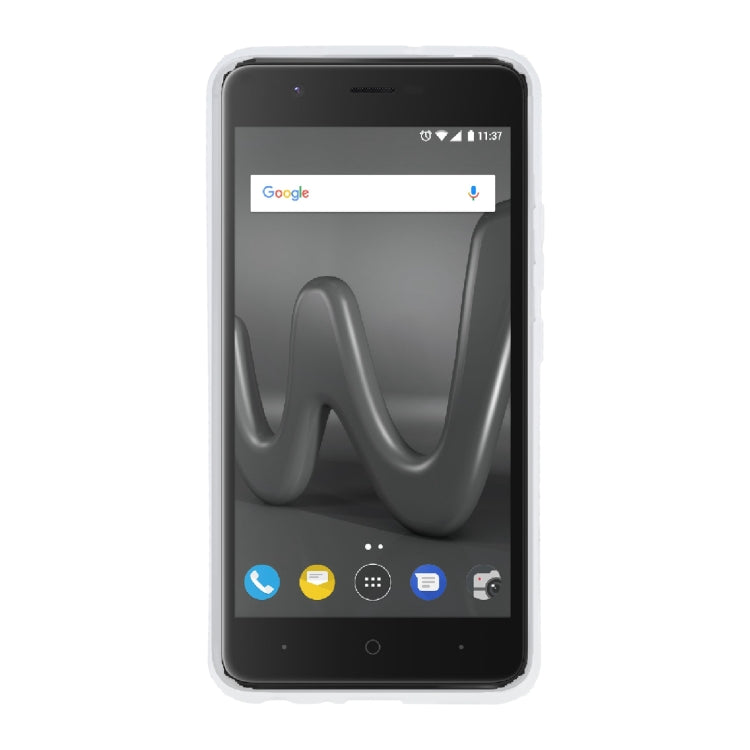 TPU Phone Case For Wiko Harry(Transparent White)