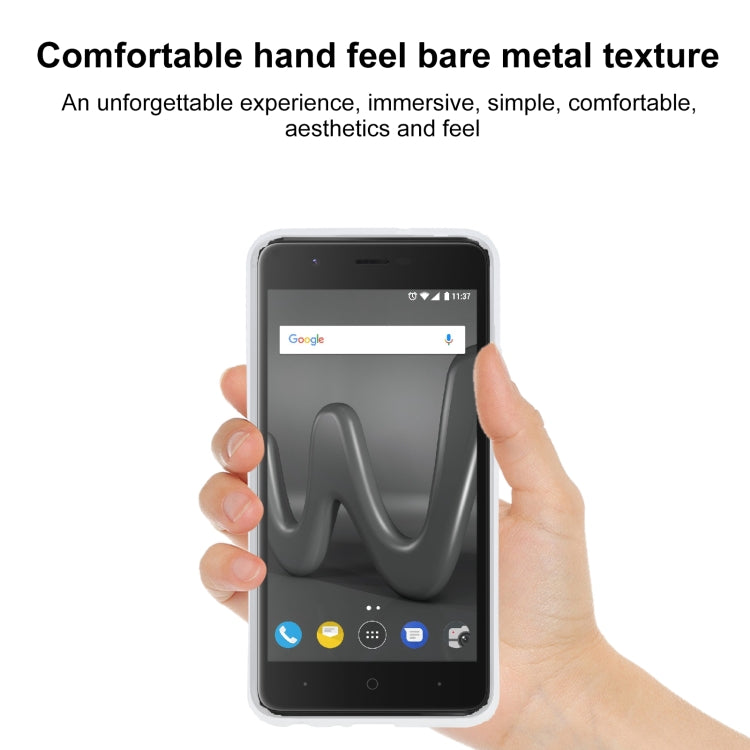 TPU Phone Case For Wiko Harry(Transparent White)
