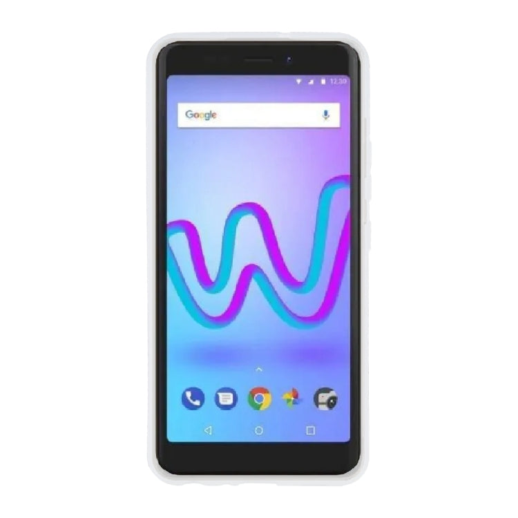 TPU Phone Case For Wiko Jerry 3(Transparent White)