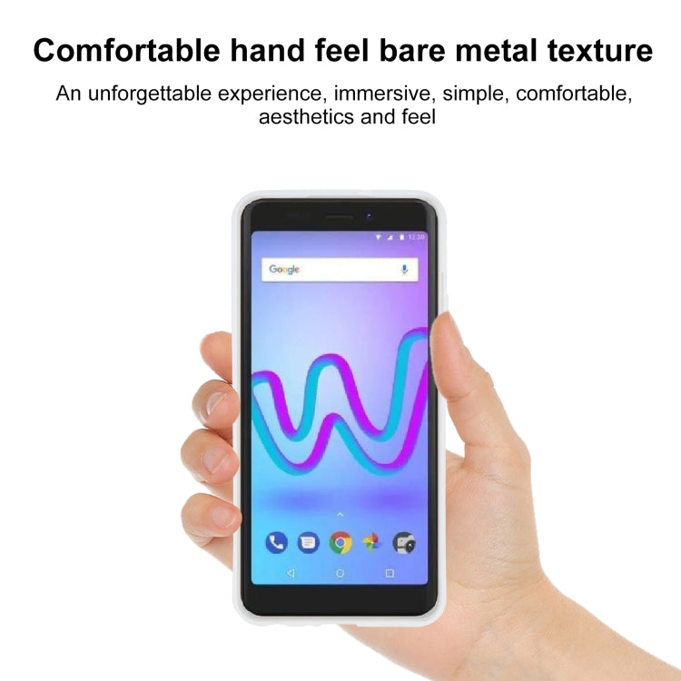 TPU Phone Case For Wiko Jerry 3(Transparent White)
