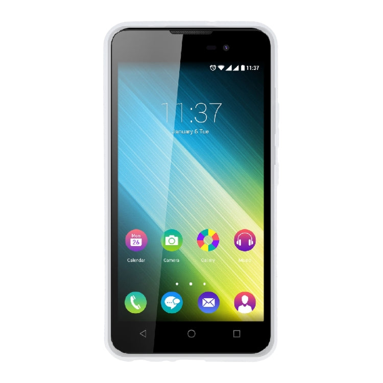 TPU Phone Case For Wiko Lenny2(Transparent White)
