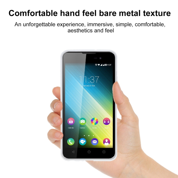 TPU Phone Case For Wiko Lenny2(Transparent White)