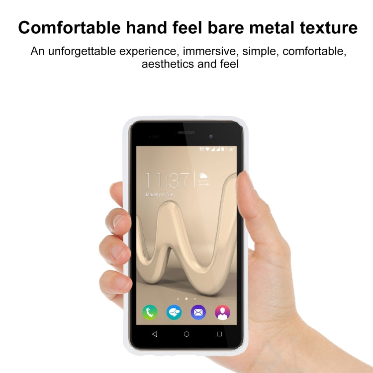 TPU Phone Case For Wiko Lenny3(Transparent White)