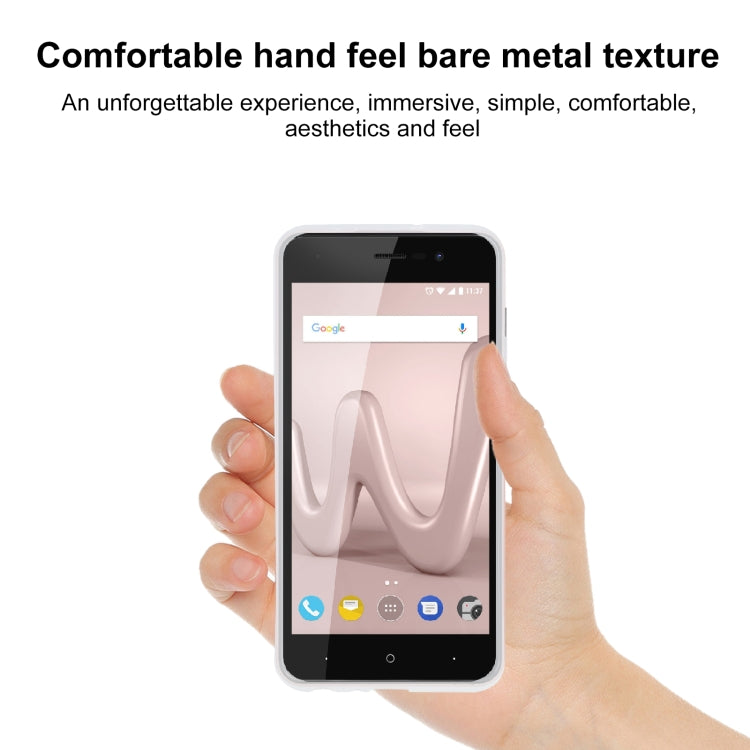 TPU Phone Case For Wiko Lenny4(Transparent White)