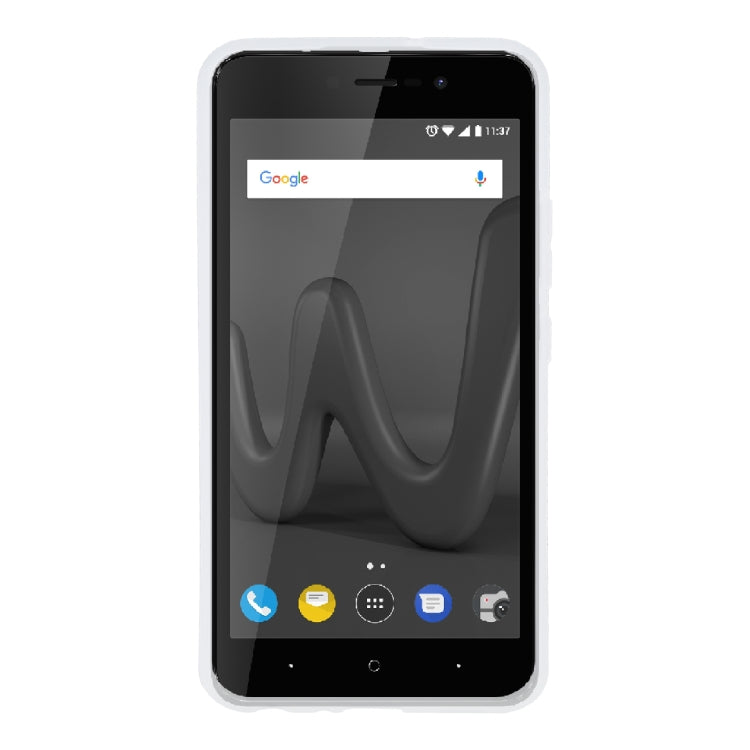 TPU Phone Case For Wiko Lenny4 Plus(Transparent White)
