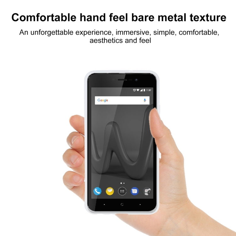 TPU Phone Case For Wiko Lenny4 Plus(Transparent White)