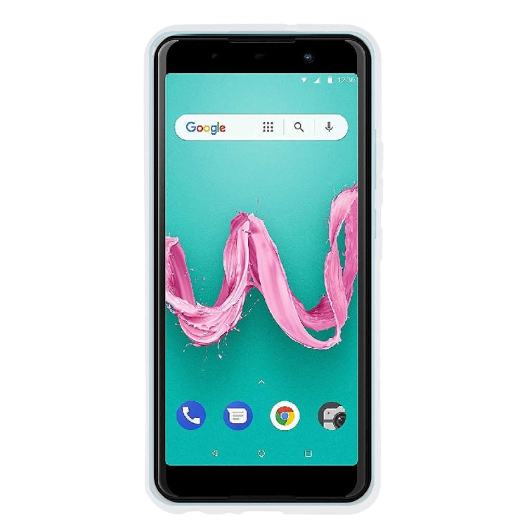 TPU Phone Case For Wiko Lenny5(Transparent White)