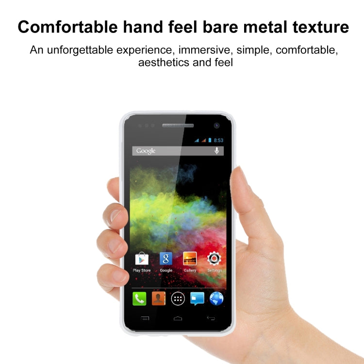 TPU Phone Case For Wiko Rainbow(Transparent White)