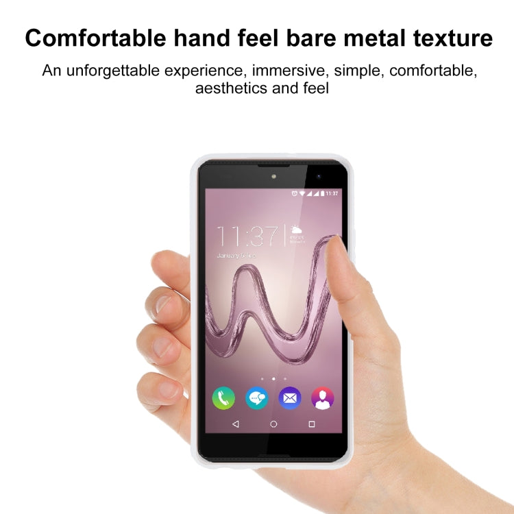 TPU Phone Case For Wiko Robby(Transparent White)