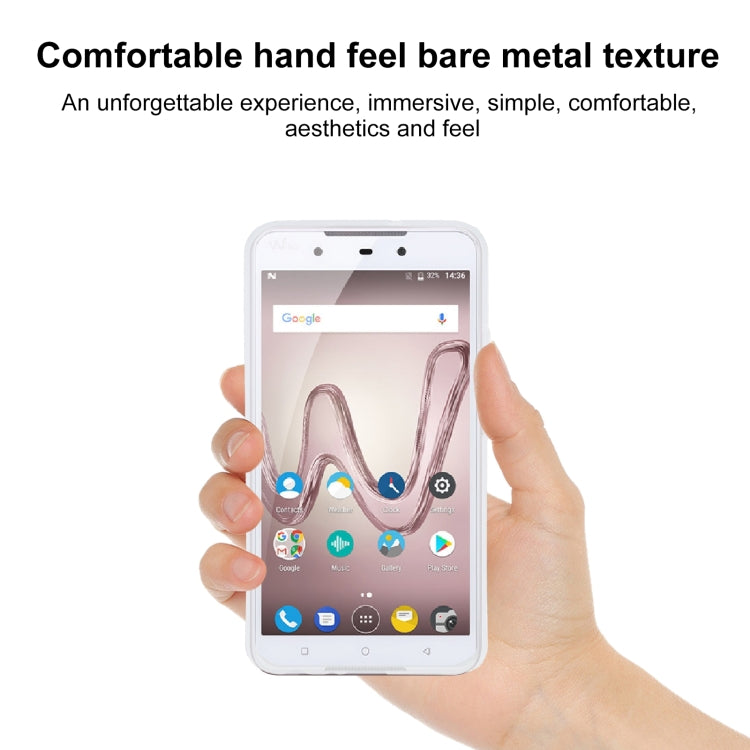 TPU Phone Case For Wiko Robby 2(Transparent White)