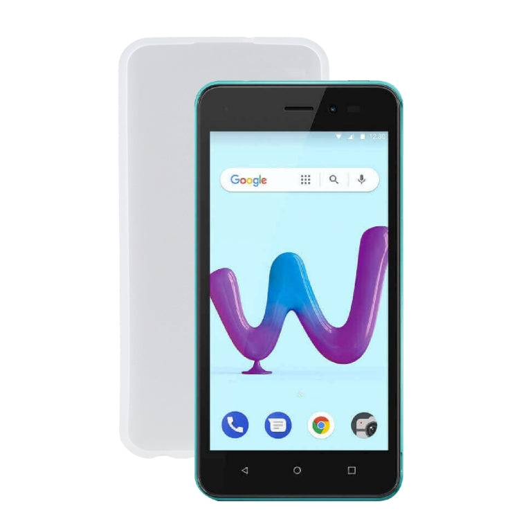 TPU Phone Case For Wiko Sunny3(Transparent White)