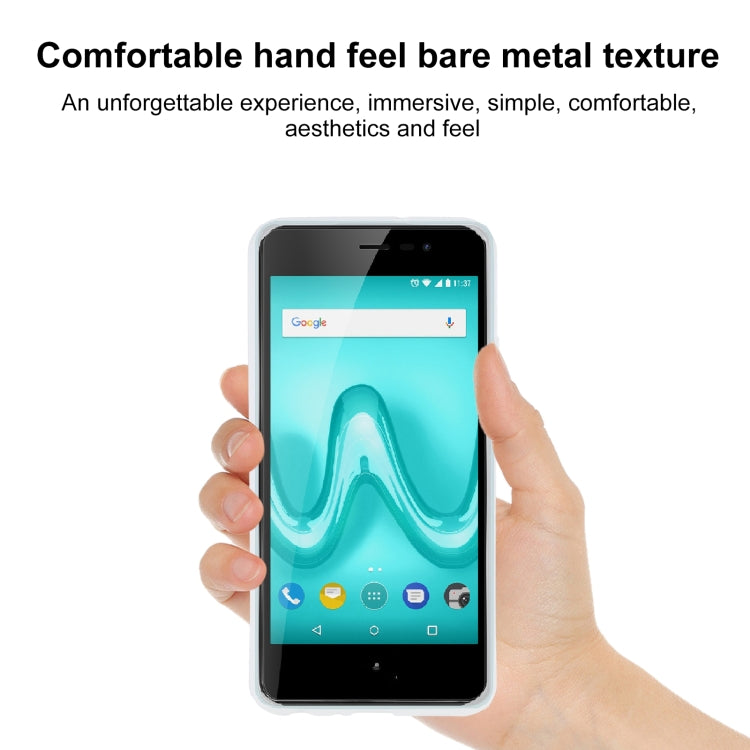 TPU Phone Case For Wiko Tommy 2(Transparent White)