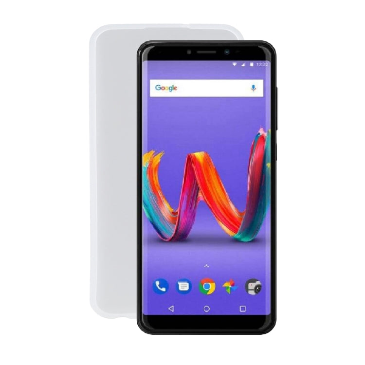TPU Phone Case For Wiko Tommy 3 Plus(Transparent White)