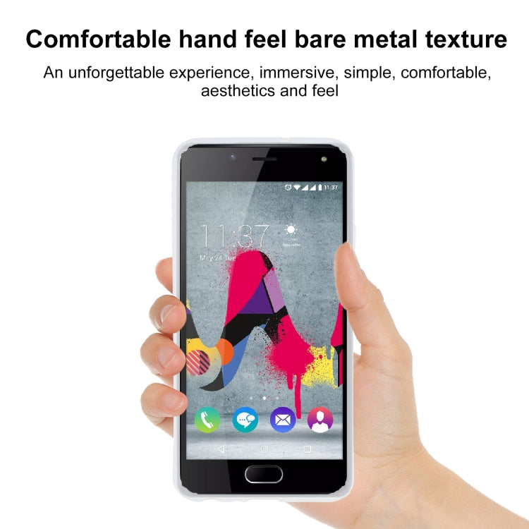 TPU Phone Case For Wiko Ufeel(Transparent White)
