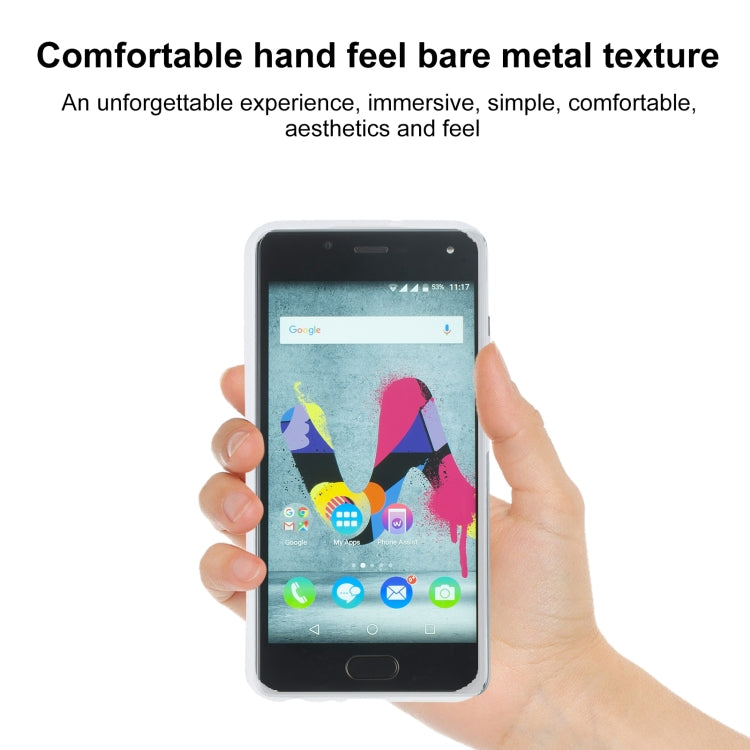 TPU Phone Case For Wiko U Feel Lite(Transparent White)