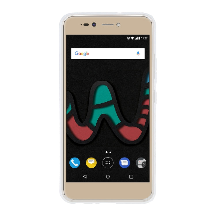 TPU Phone Case For Wiko Upulse Lite(Transparent White)