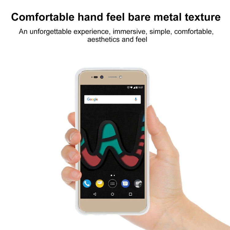 TPU Phone Case For Wiko Upulse Lite(Transparent White)