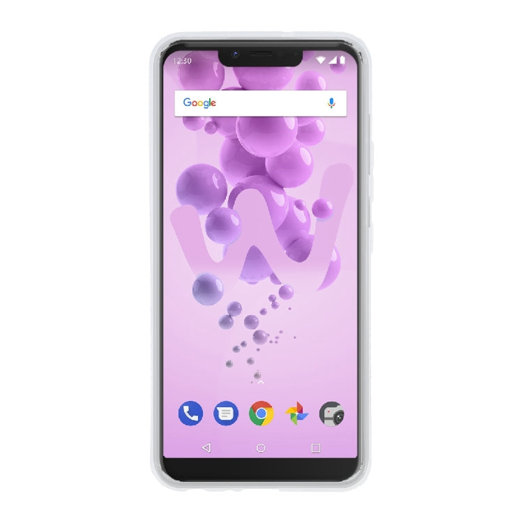 TPU Phone Case For Wiko View2 Go(Transparent White)