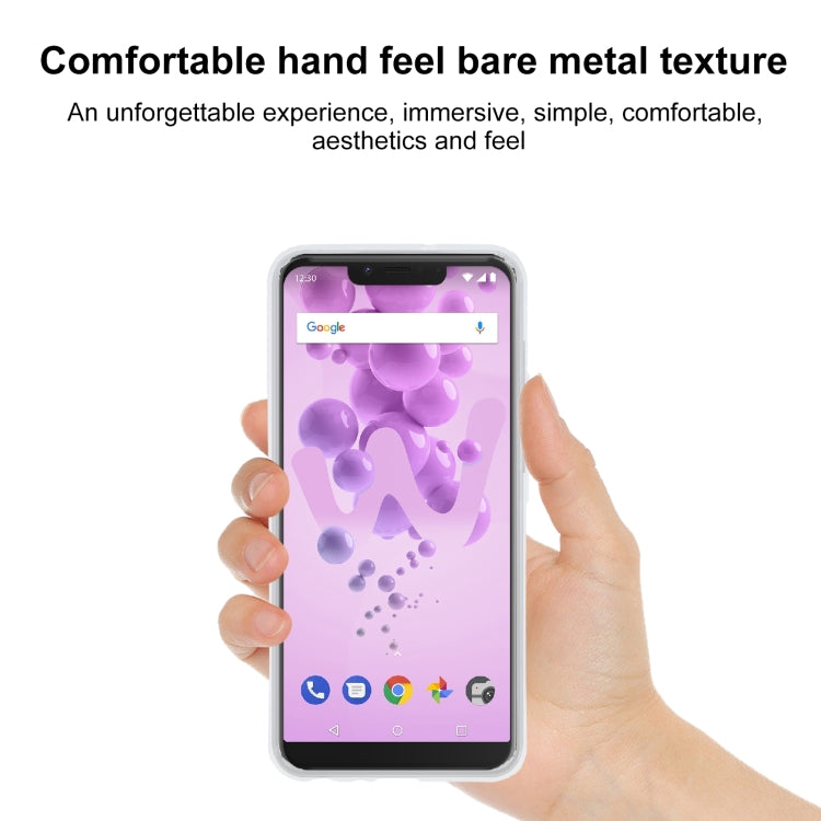 TPU Phone Case For Wiko View2 Go(Transparent White)