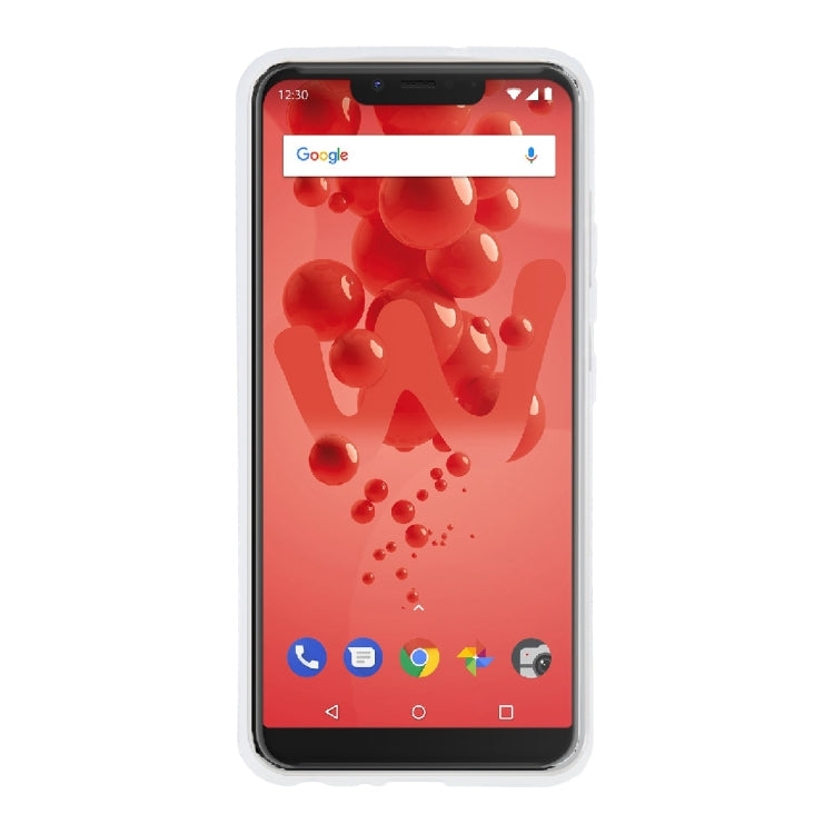 TPU Phone Case For Wiko View2 Plus(Transparent White)