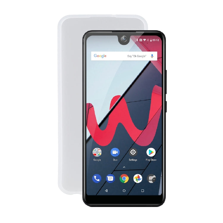 TPU Phone Case For Wiko View2 Pro(Transparent White)