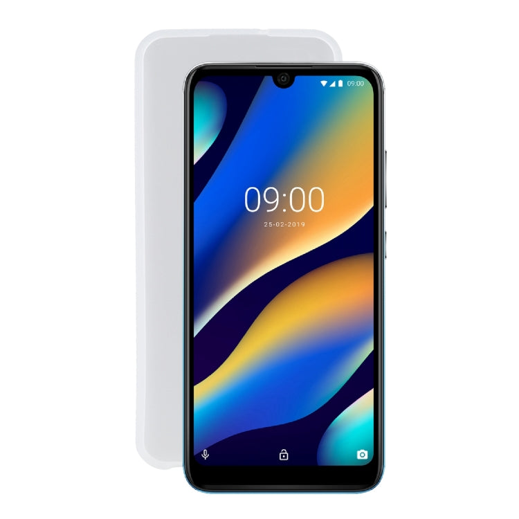 TPU Phone Case For Wiko View3 Lite(Transparent White)