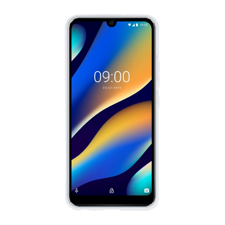 TPU Phone Case For Wiko View3 Lite(Transparent White)