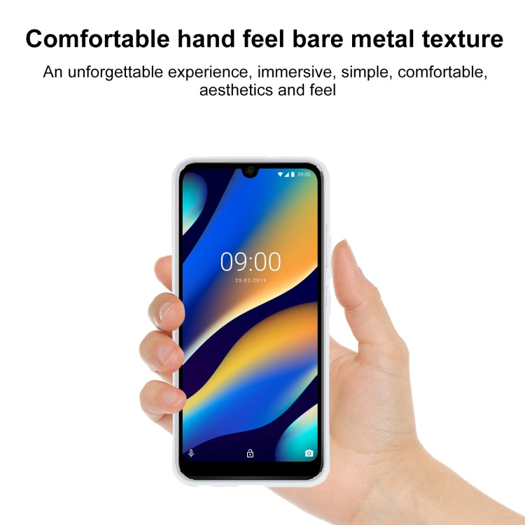 TPU Phone Case For Wiko View3 Lite(Transparent White)