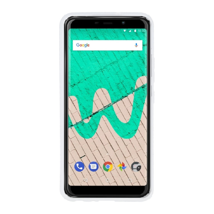 TPU Phone Case For Wiko View Max(Transparent White)