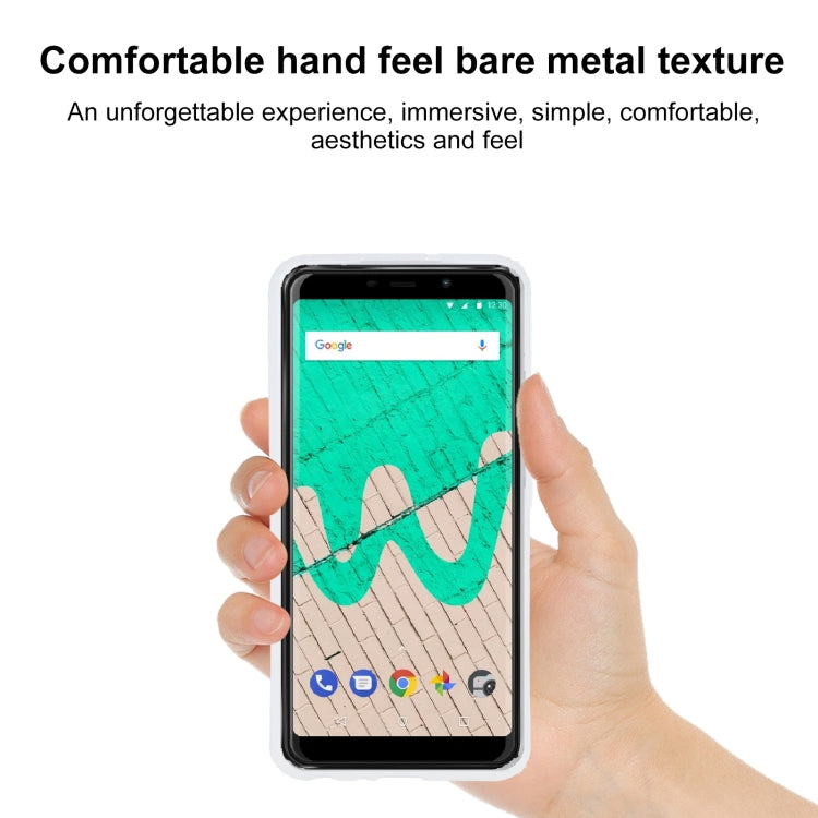 TPU Phone Case For Wiko View Max(Transparent White)
