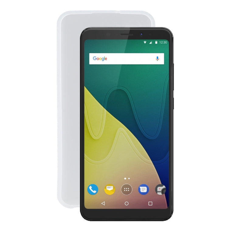TPU Phone Case For Wiko View XL(Transparent White)