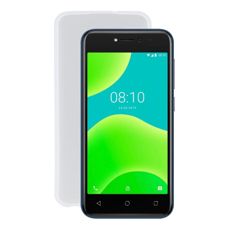TPU Phone Case For Wiko Y50(Transparent White)