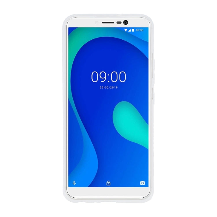 TPU Phone Case For Wiko Y80(Transparent White)