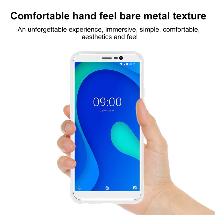 TPU Phone Case For Wiko Y80(Transparent White)