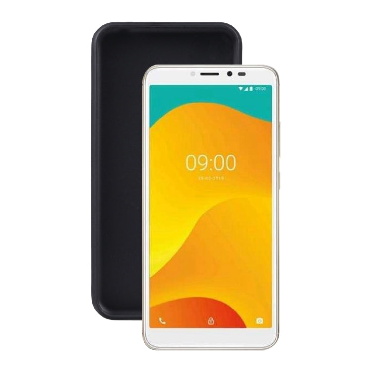 TPU Phone Case For Wiko Sunny 4 Plus(Frosted Black)