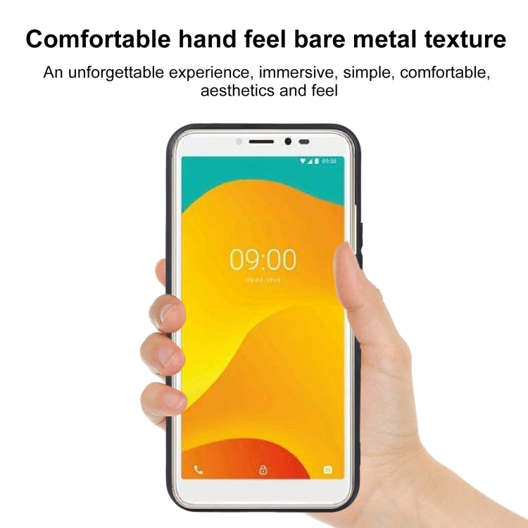 TPU Phone Case For Wiko Sunny 4 Plus(Frosted Black)