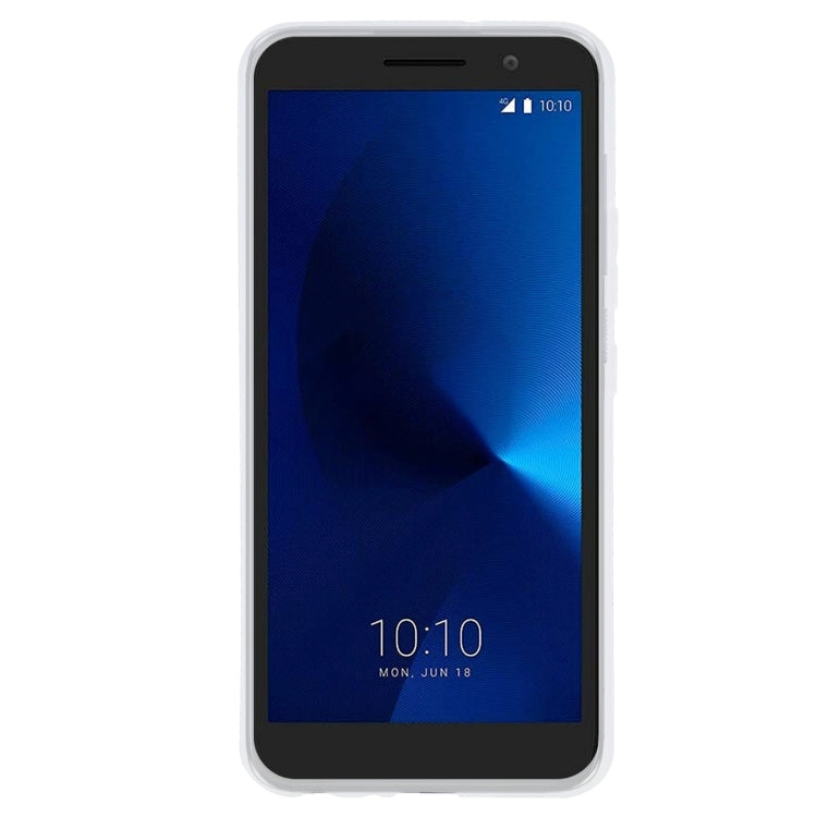 TPU Phone Case For Alcatel 1V 2019(Transparent White)