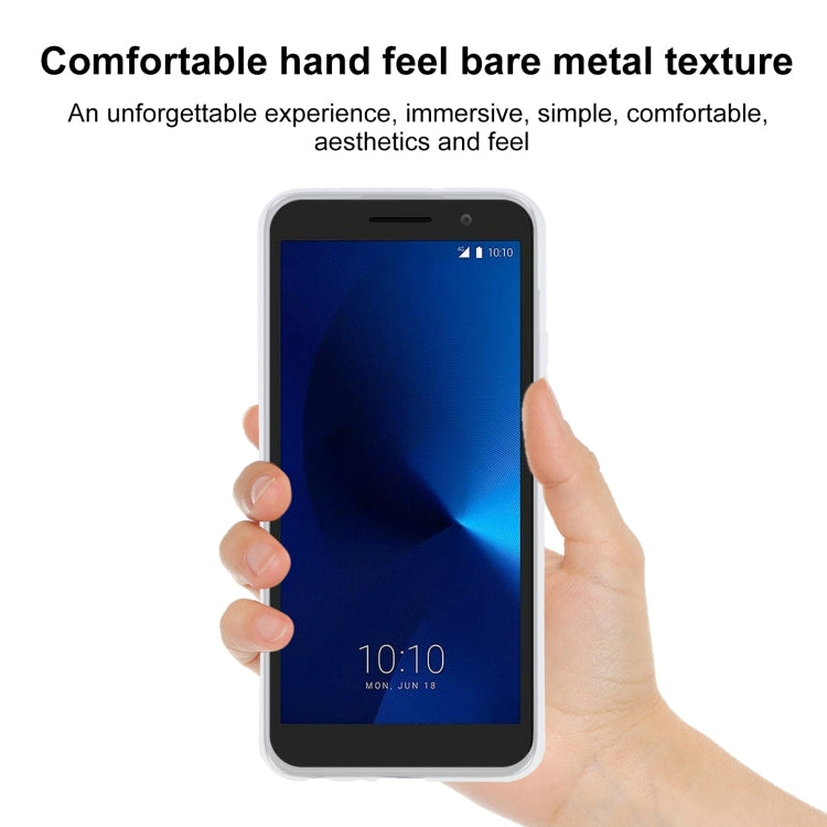 TPU Phone Case For Alcatel 1V 2019(Transparent White)
