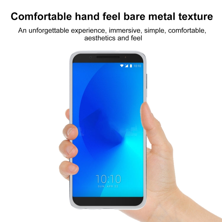 TPU Phone Case For Alcatel 3 2018(5052)(Transparent White)