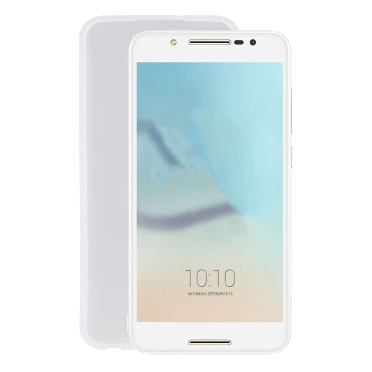 TPU Phone Case For Alcatel A7(Transparent White)