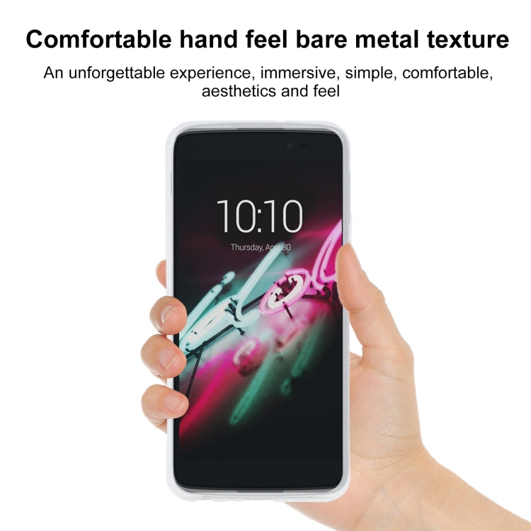 TPU Phone Case For Alcatel idol 3 5.5 / 6045(Transparent White)