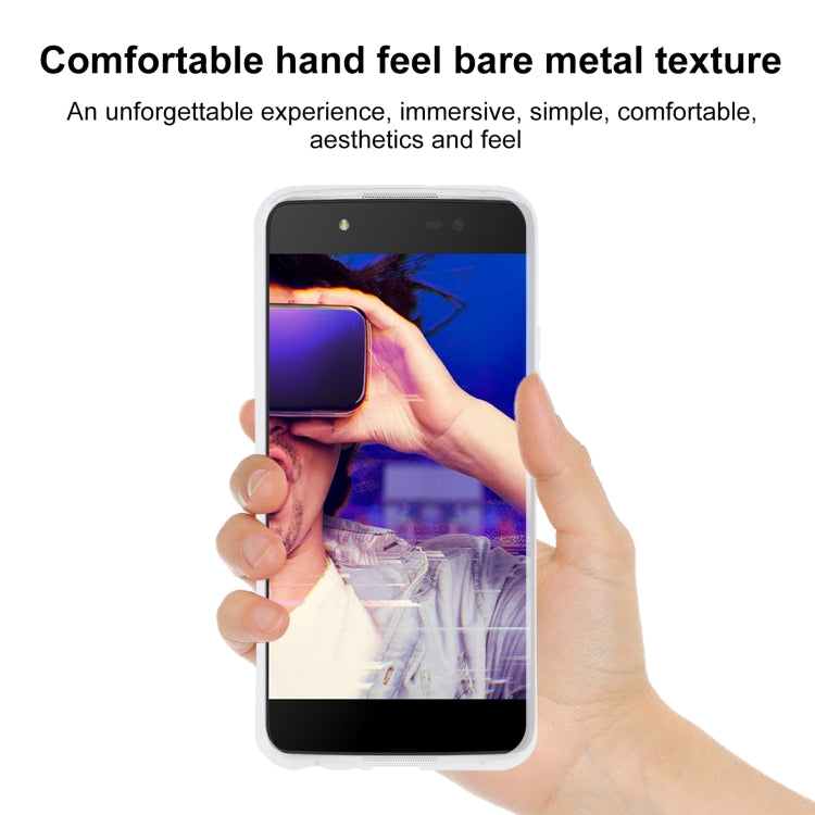 TPU Phone Case For Alcatel Idol 4(Transparent White)