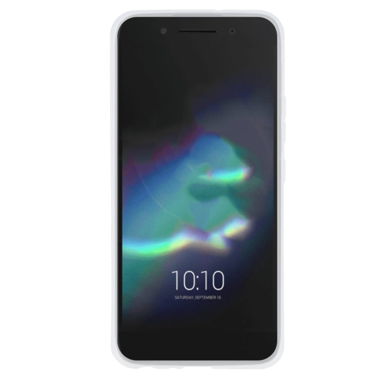 TPU Phone Case For Alcatel idol 5 (6058)(Transparent White)