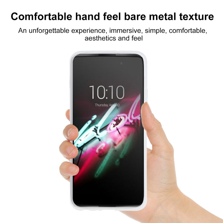 TPU Phone Case For Alcatel One Touch Idol 3 4.7(Transparent White)