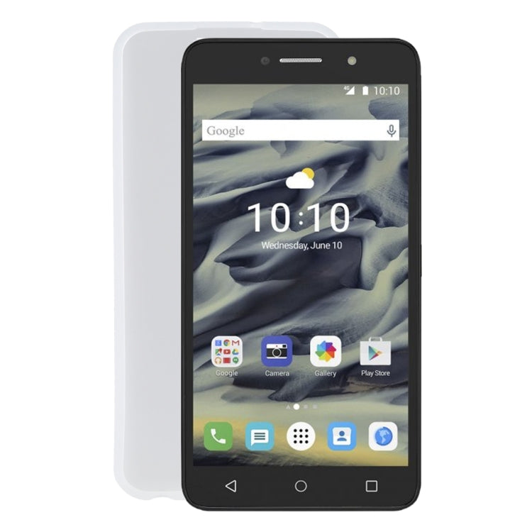 TPU Phone Case For Alcatel Pixi 4 6.0 3G (A2 XL) / 8050E(Transparent White)