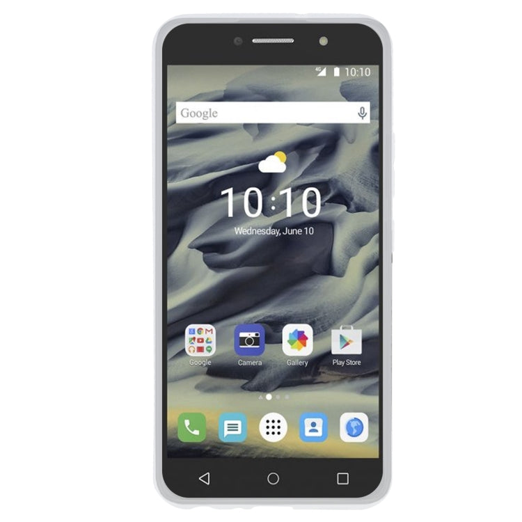 TPU Phone Case For Alcatel Pixi 4 6.0 3G (A2 XL) / 8050E(Transparent White)