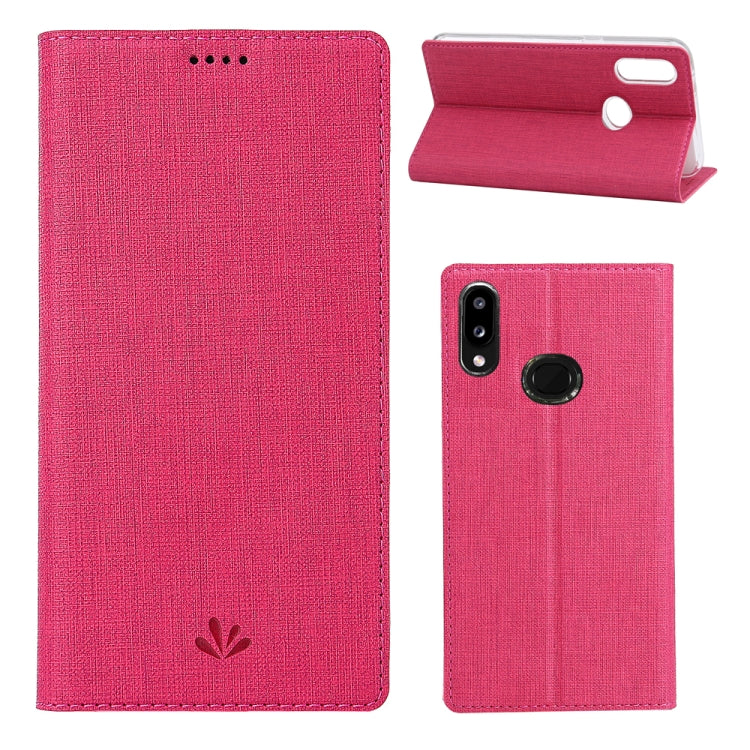 For Galaxy A10s ViLi Shockproof TPU + PU Horizontal Flip Protective Case with Card Slot & Holder